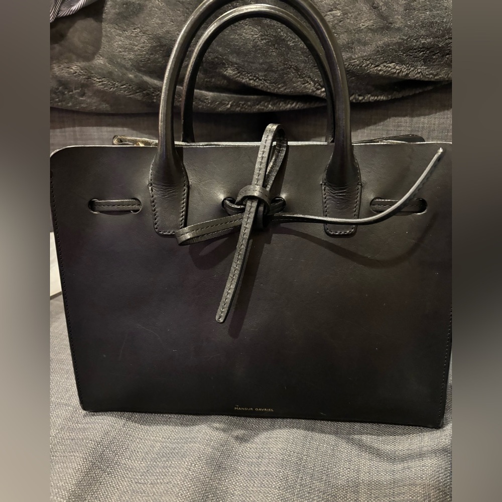 Mansur Gavriel Mini Sun Black Handbag
